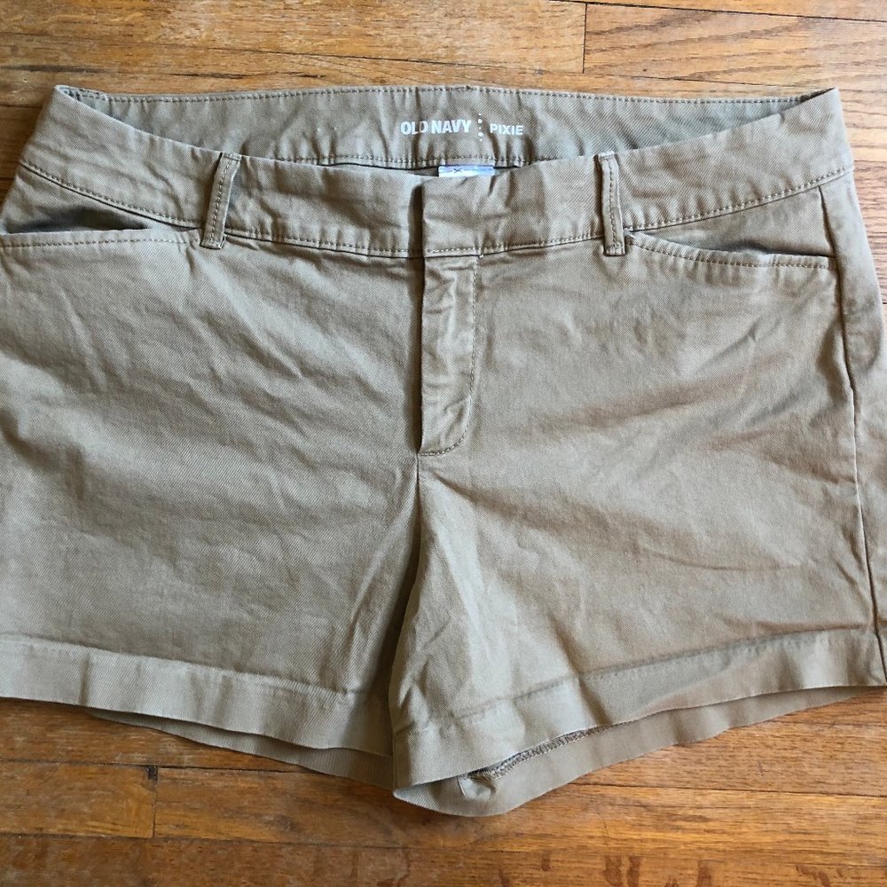 Tan Everyday Shorts- Old Navy- Size 10